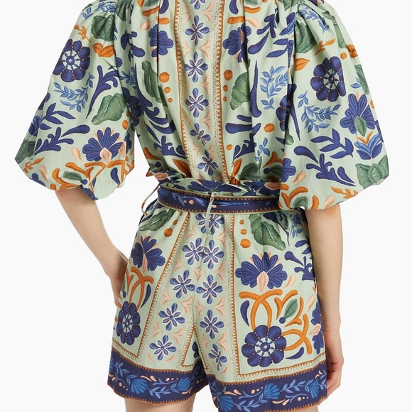 FARM Rio Ocean Tapestry Romper - Picture 5 of 7